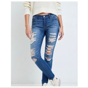 Pacsun Ripped Super Stretch Jeggings